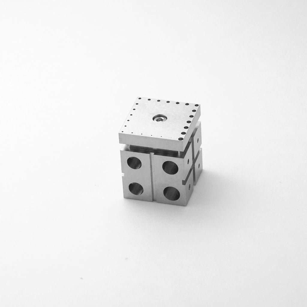 Stainless Steel Square Watch Movement Holder