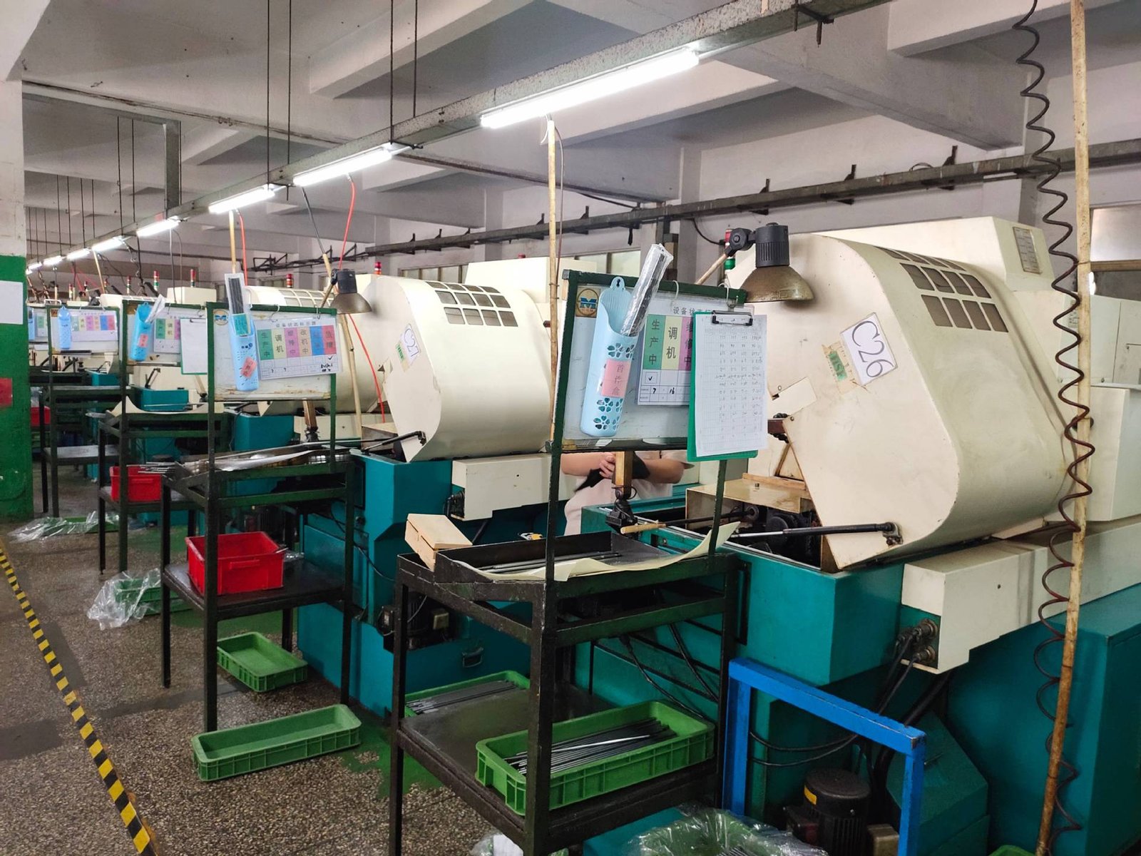 CNC machining center on the factory floor at Worldmile Watch Tools